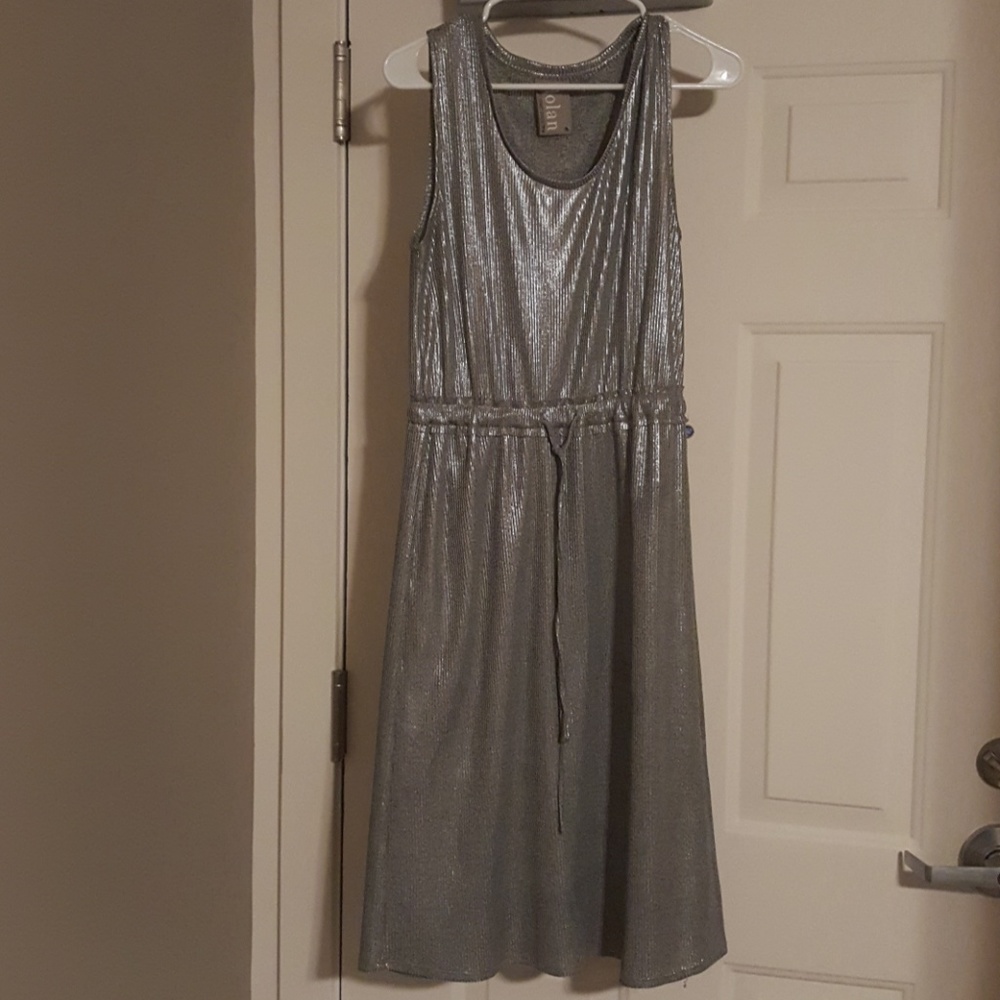 Dolan Silver jersey dress